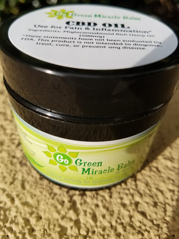 Pain Relief CBD Balm 250mg - Go Green Miracle Balm